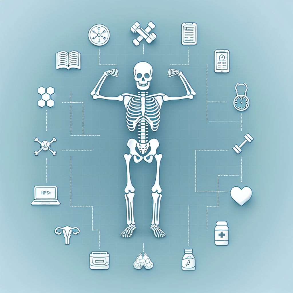 Ilustrace znázorňující téma: Osteoporóza
