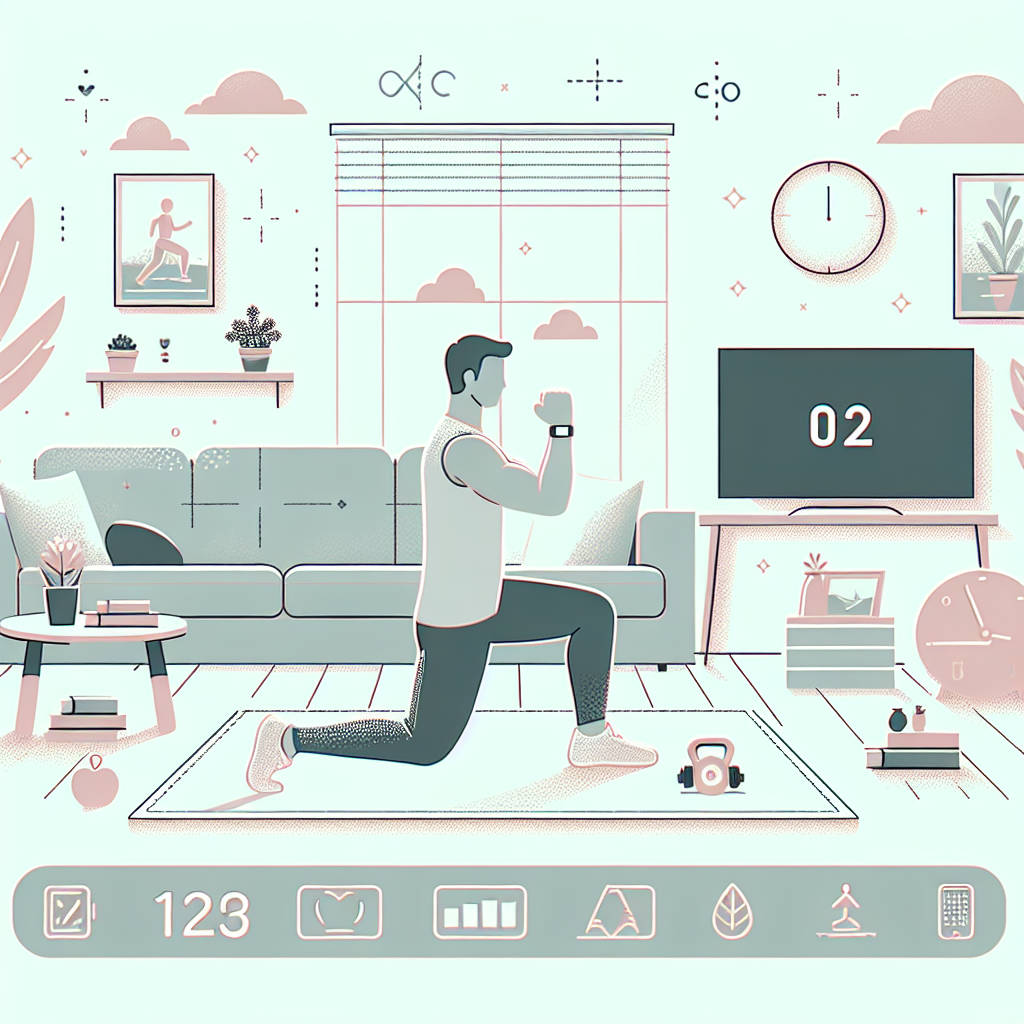 Ilustrace znázorňující téma: Zdraví a fitness