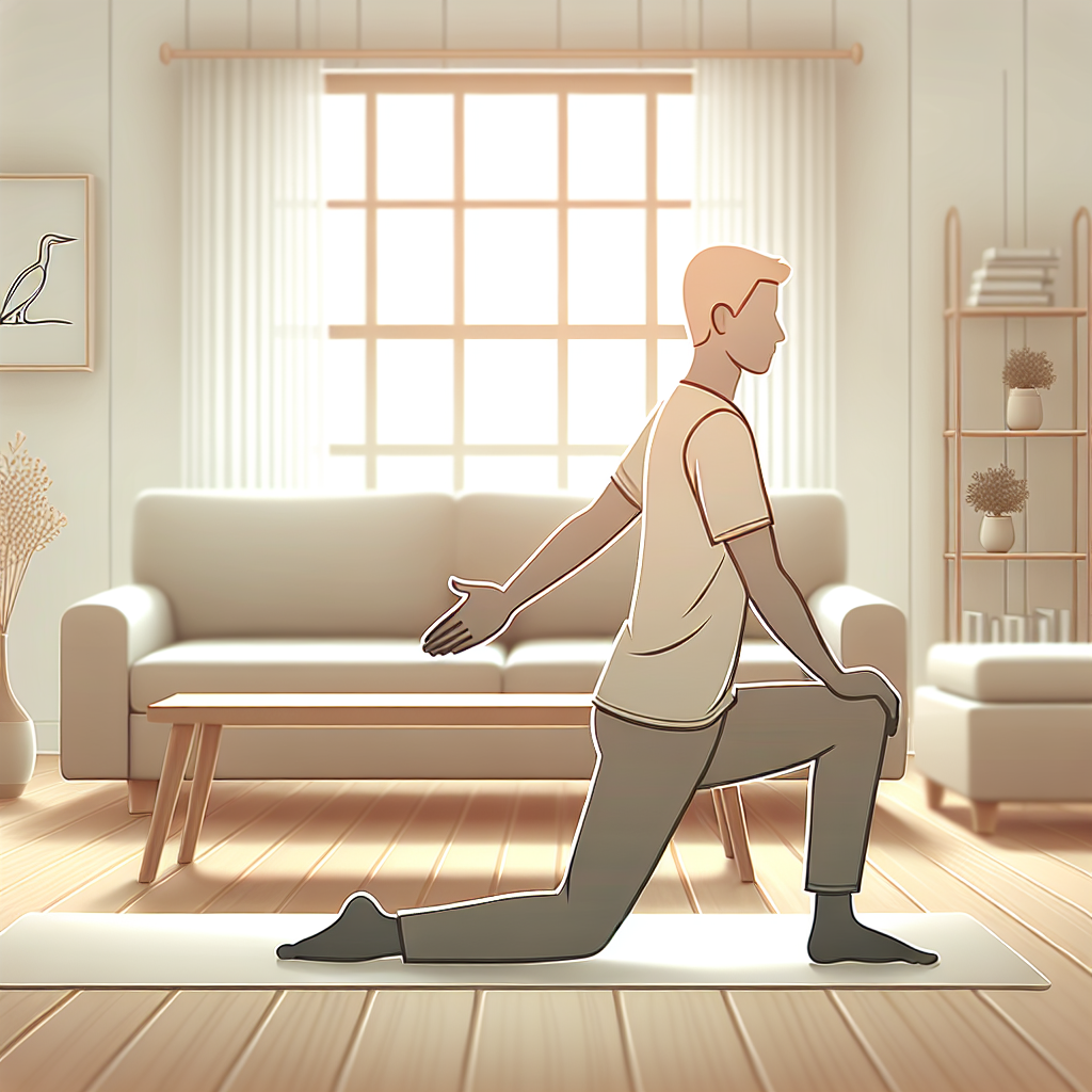 Ilustrace znázorňující téma: Pilates