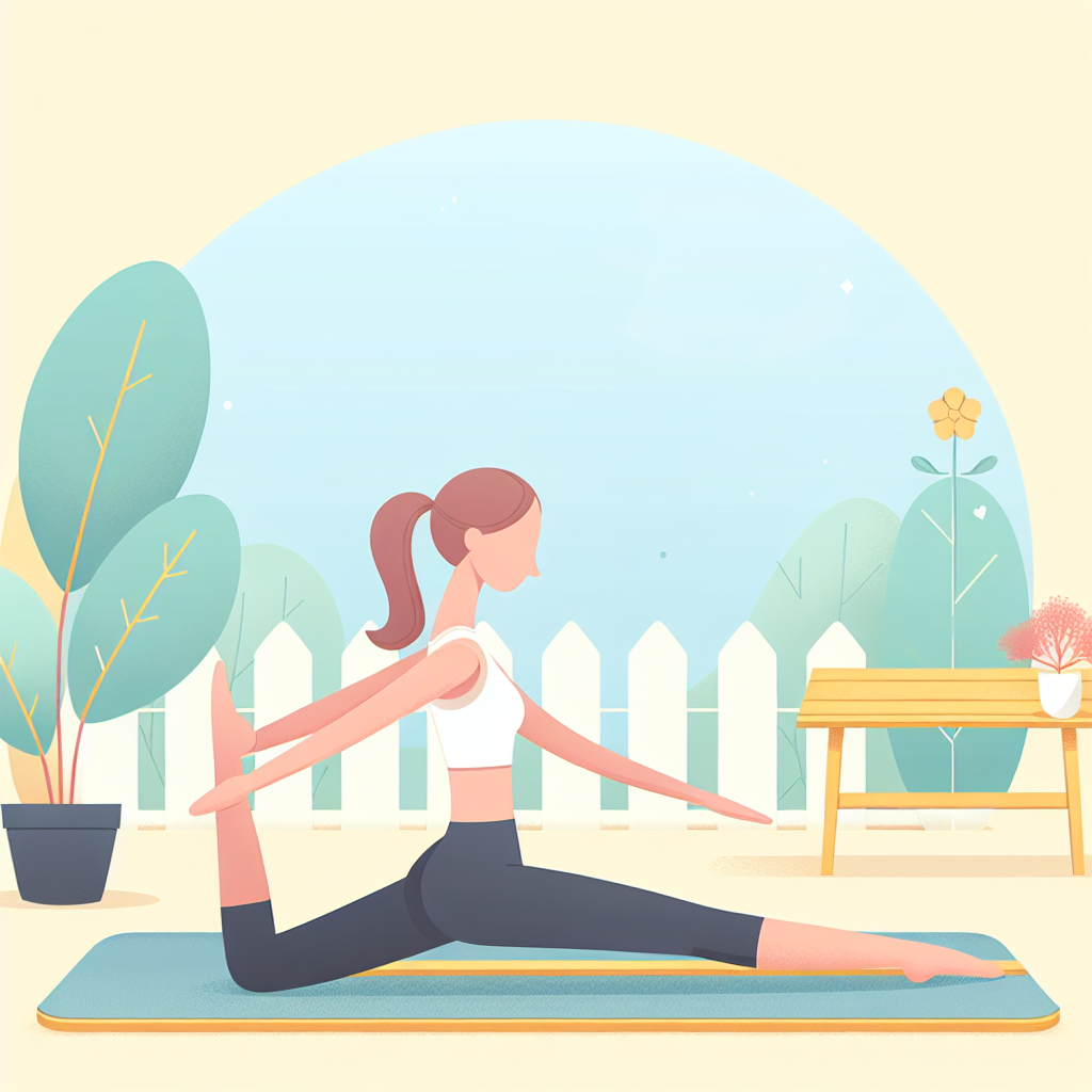 Ilustrace znázorňující téma: Pilates a cvičení