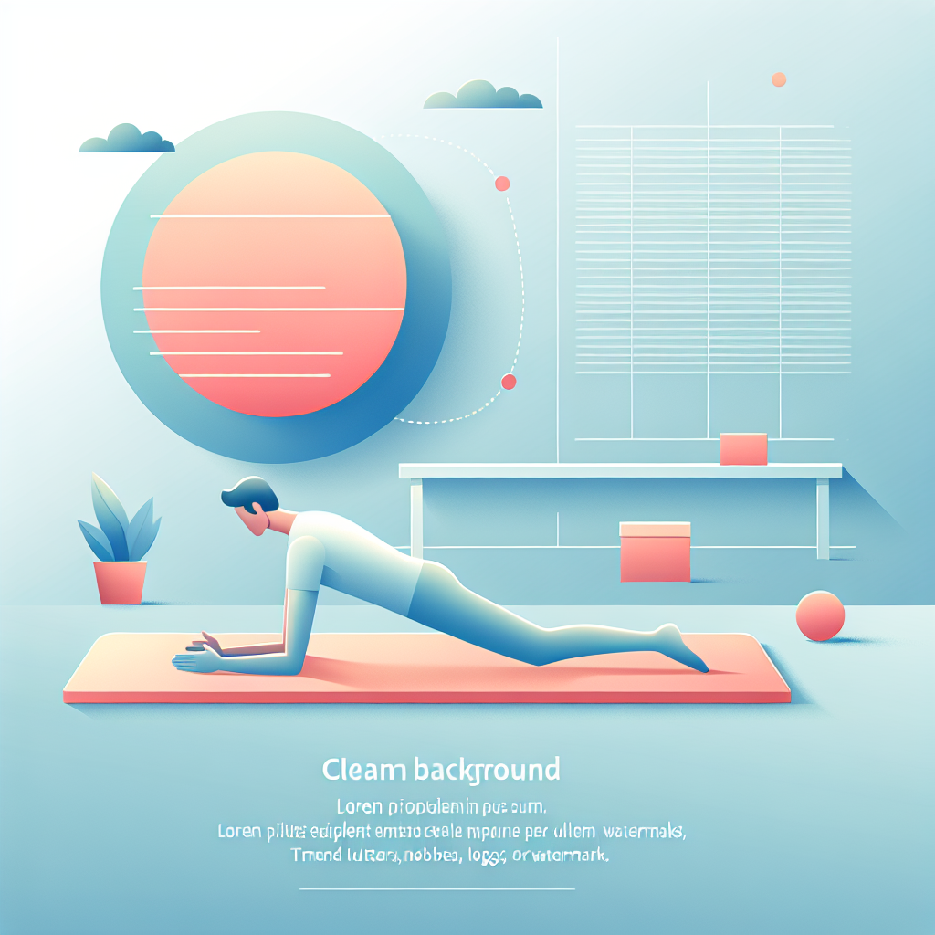 Ilustrace znázorňující téma: Cvičení a fitness
