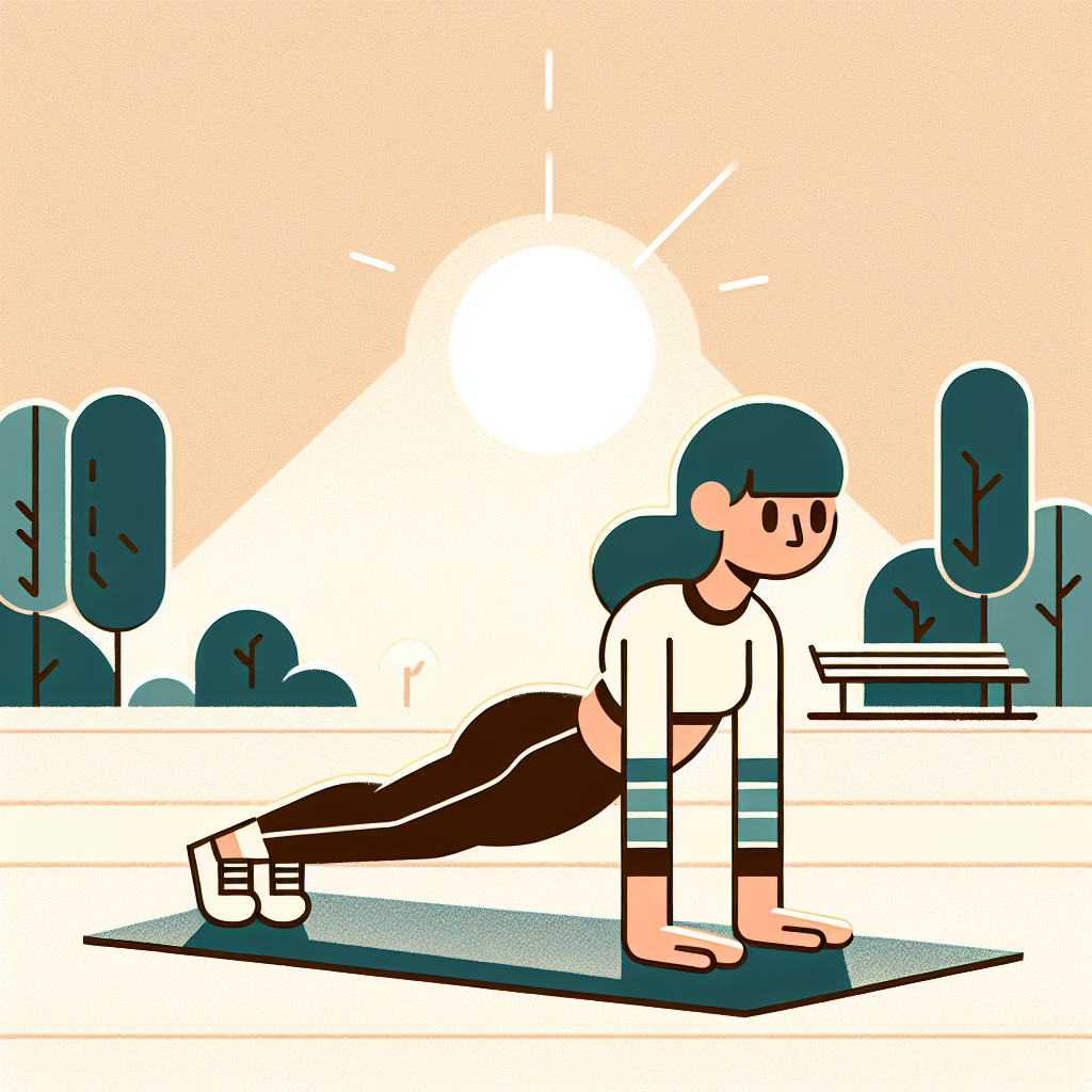Ilustrace znázorňující téma: Cvičení a fitness