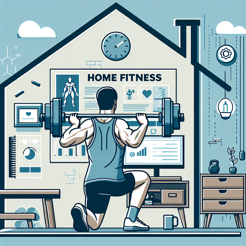 Ilustrace znázorňující téma: Cvičení a fitness