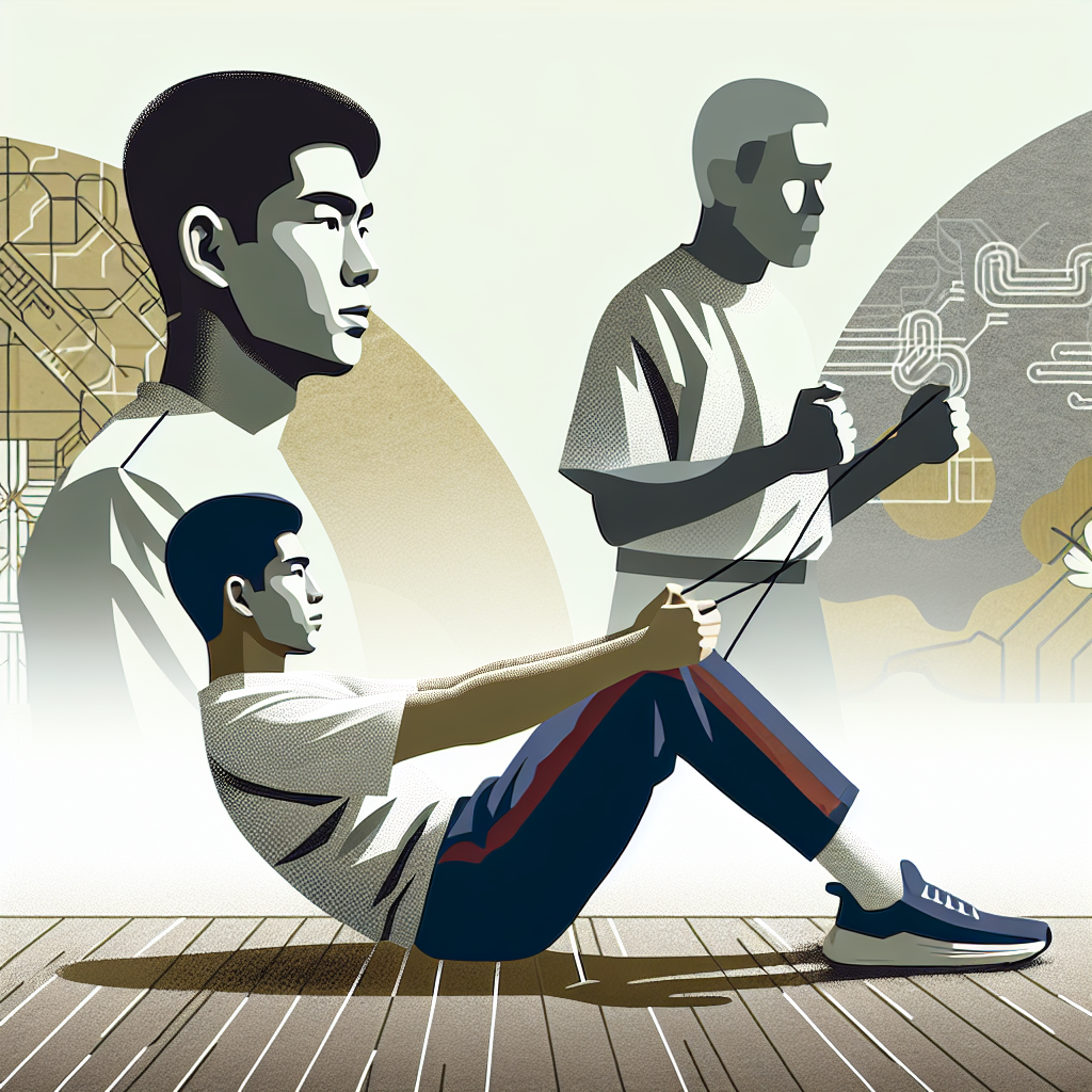 Ilustrace znázorňující téma: Cvičení a zdraví