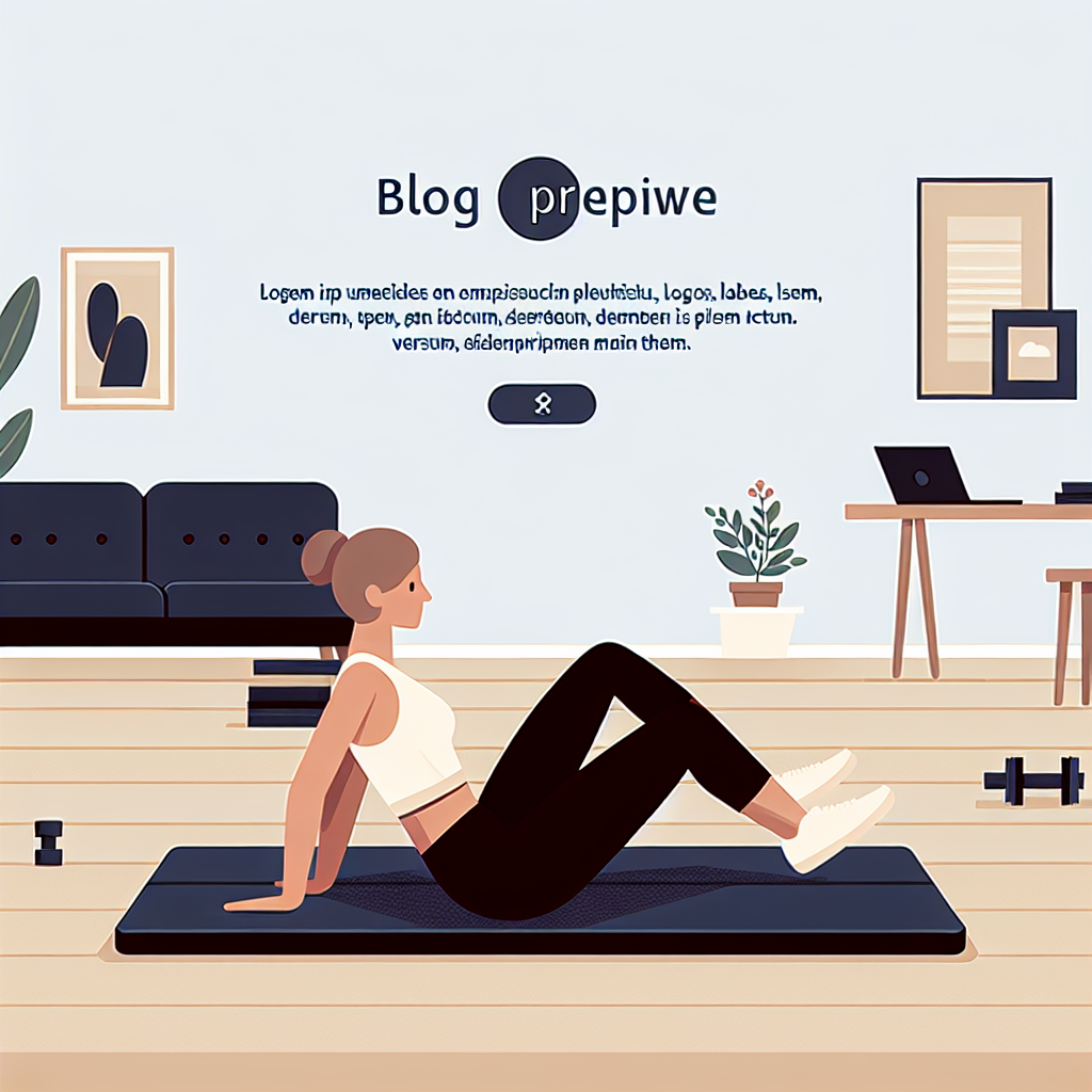 Ilustrace znázorňující téma: Cvičení a fitness