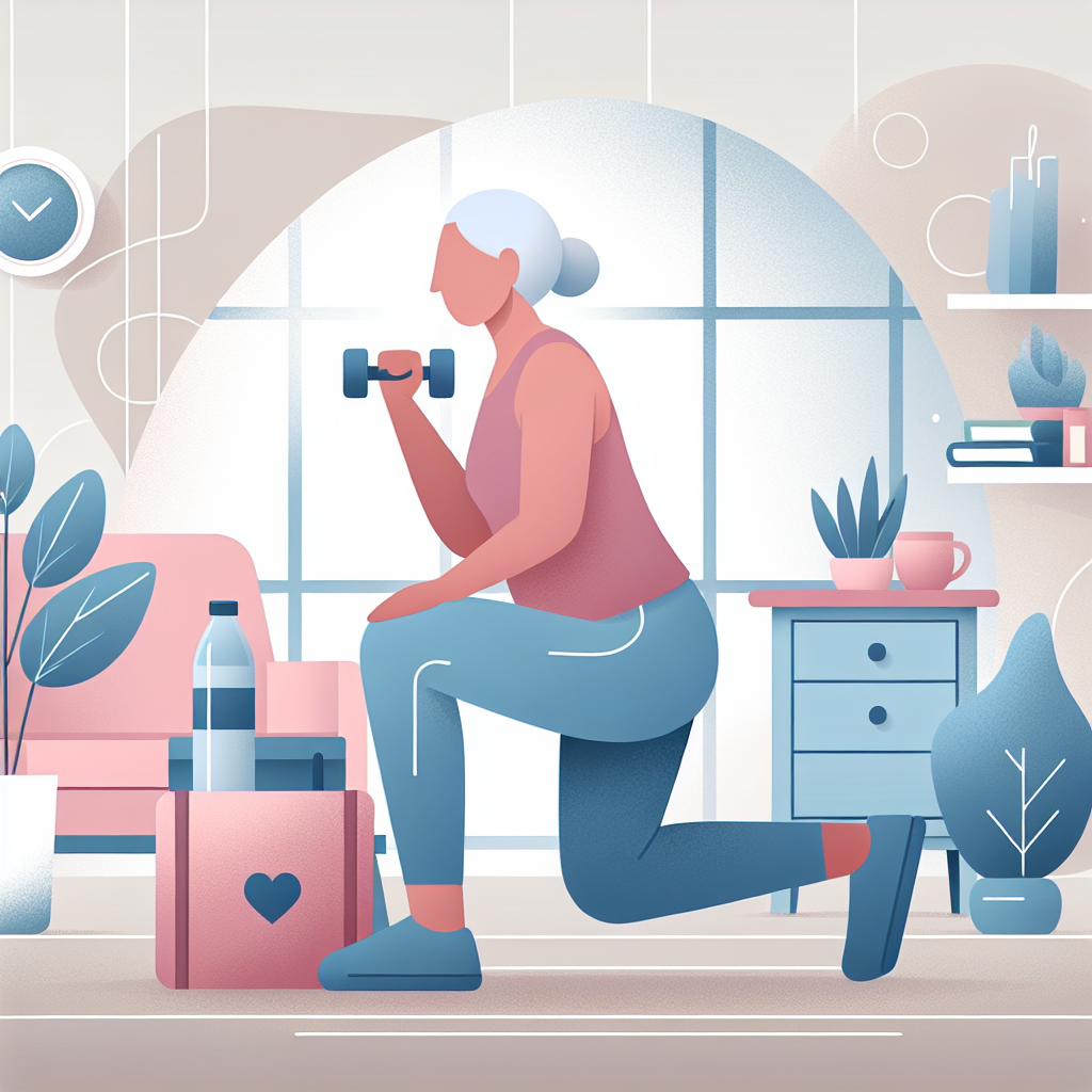 Ilustrace znázorňující téma: Cvičení a zdraví