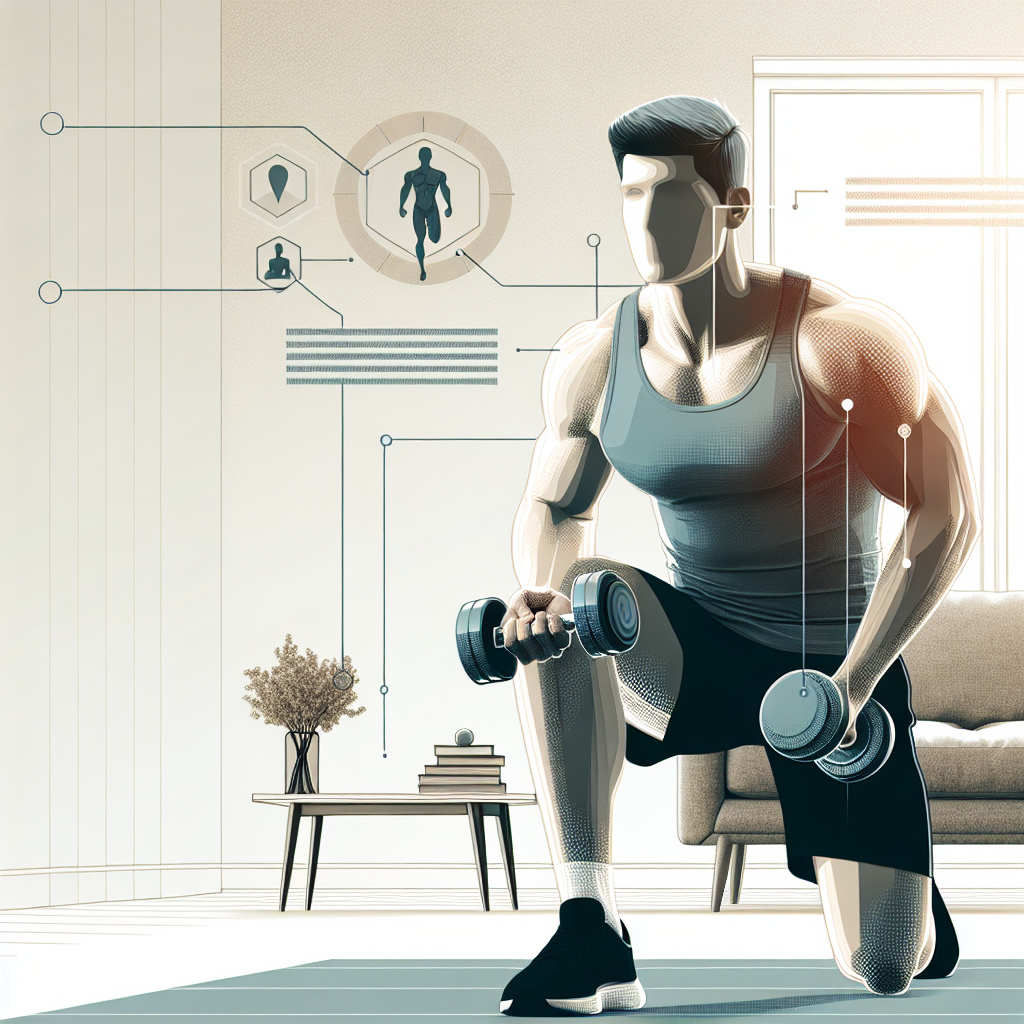 Ilustrace znázorňující téma: Cvičení a fitness