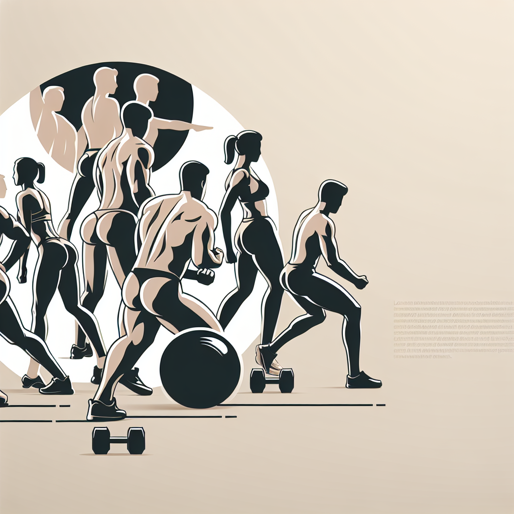 Ilustrace znázorňující téma: Cvičení a zdraví