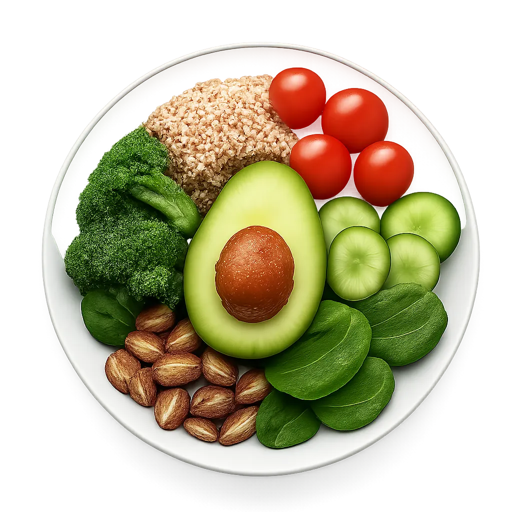 Ilustrace znázorňující téma: Zdravá strava