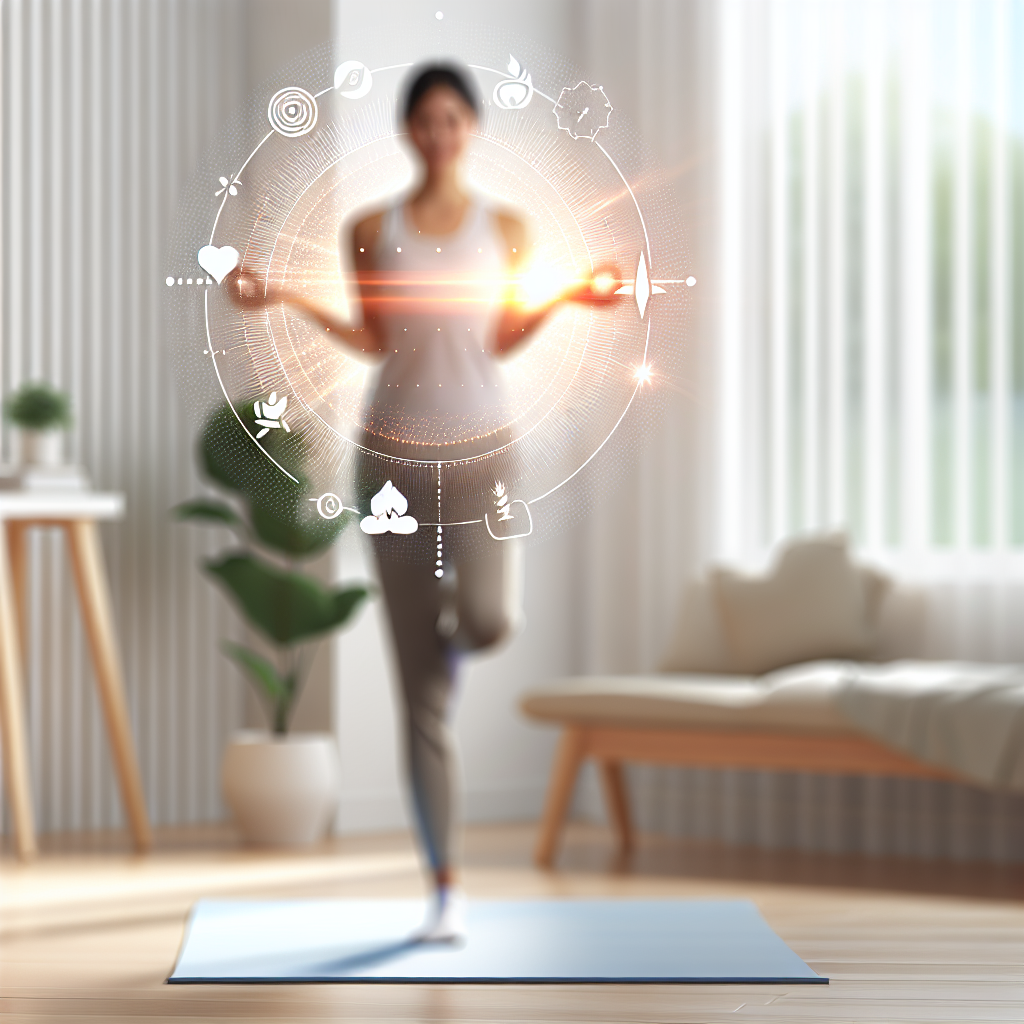 Ilustrace znázorňující téma: Cvičení a fitness
