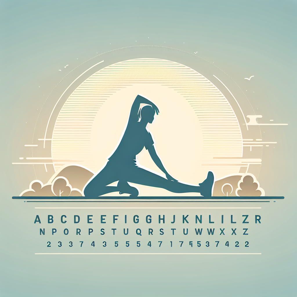 Ilustrace znázorňující téma: Cvičení a protahování