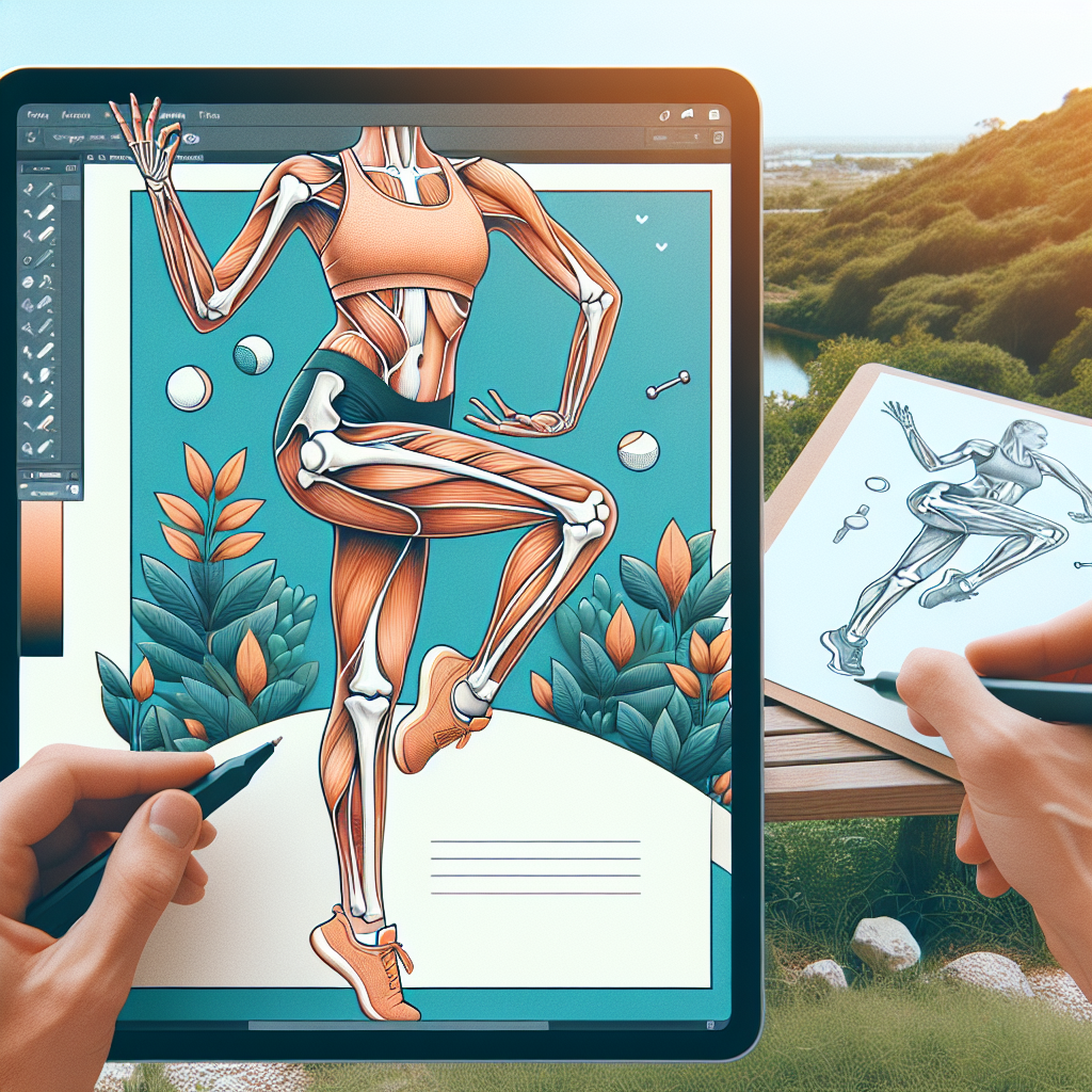 Ilustrace znázorňující téma: Zdraví a pohyb