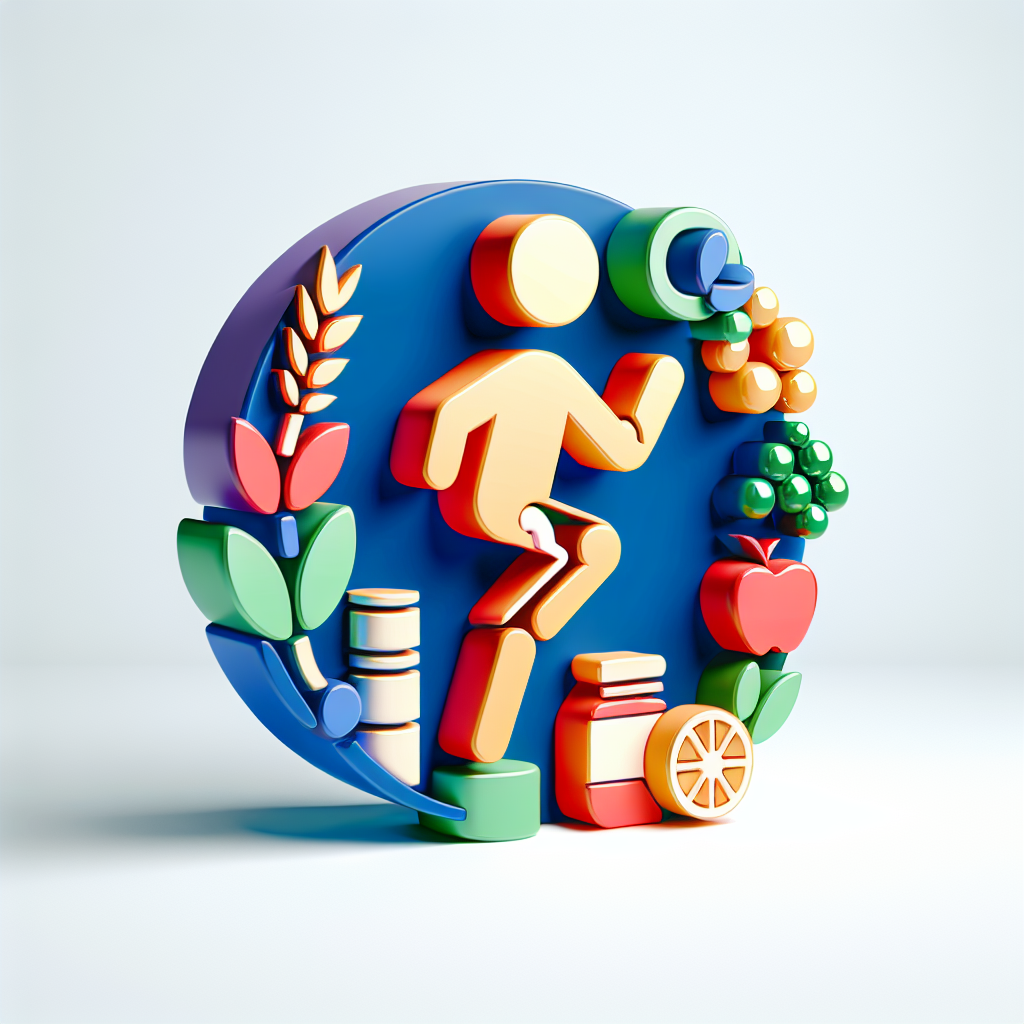 Ilustrace znázorňující téma: Zdraví a wellness