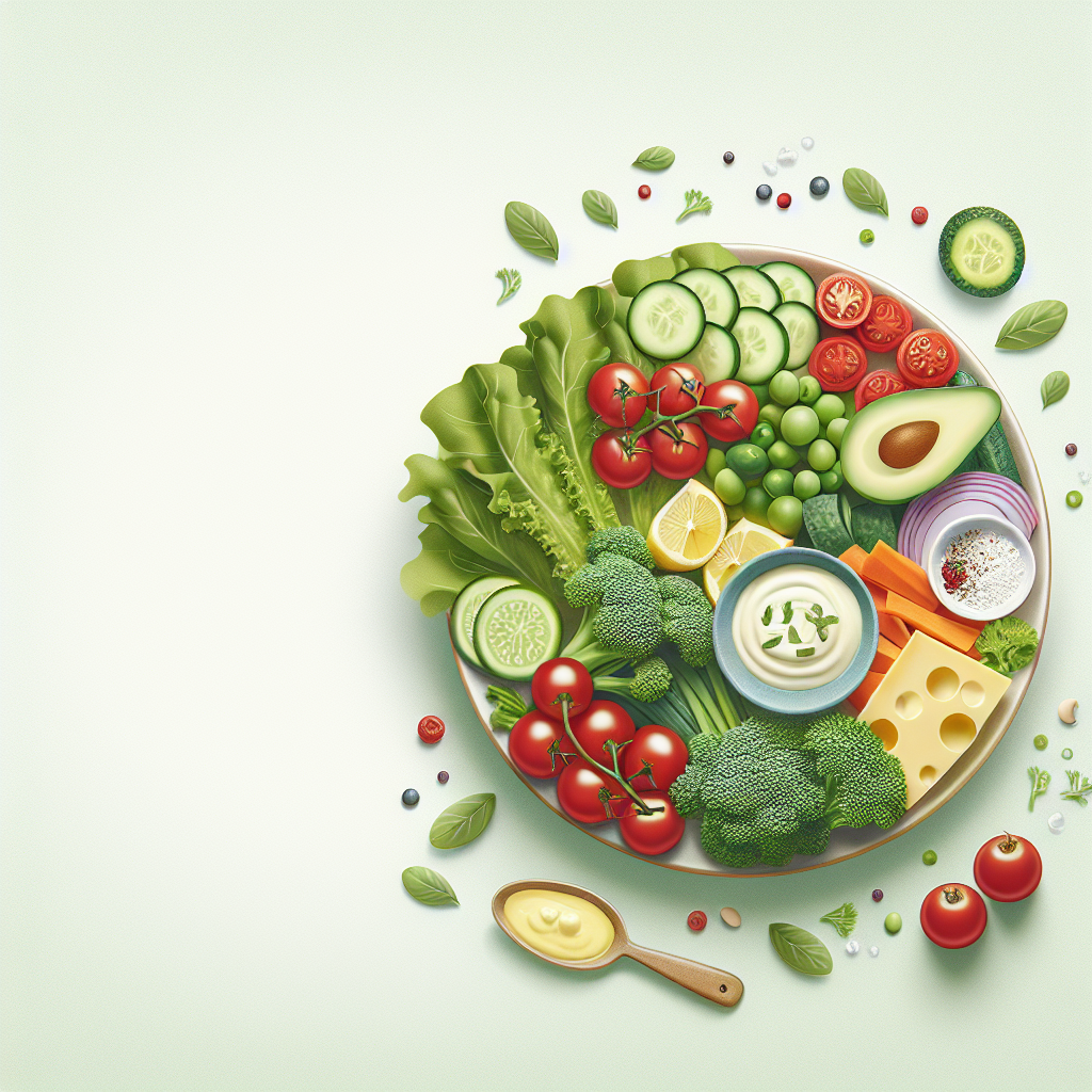 Ilustrace znázorňující téma: Jídlo a dieta