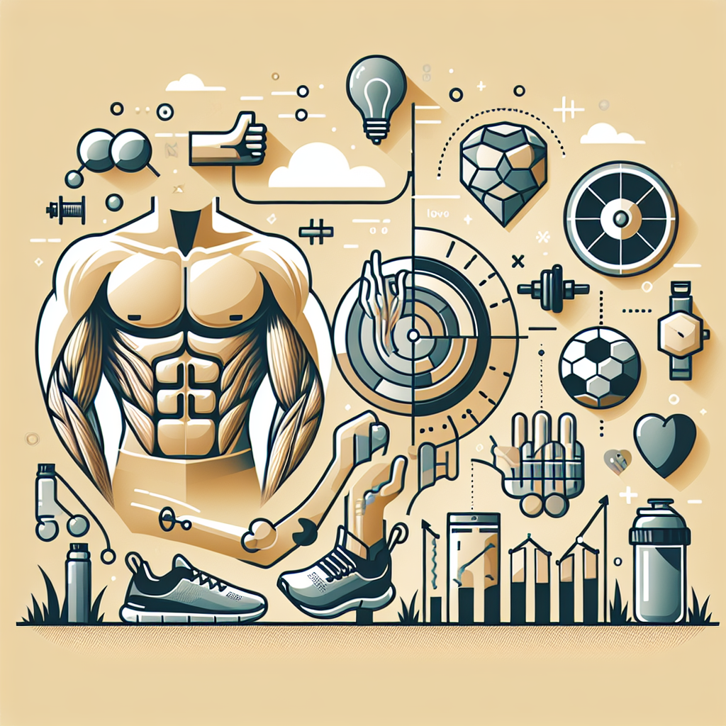 Ilustrace znázorňující téma: Zdraví a fitness