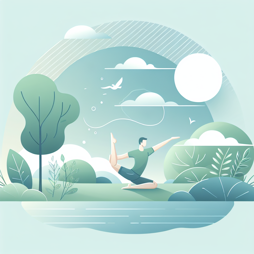 Ilustrace znázorňující téma: Zdraví a wellness