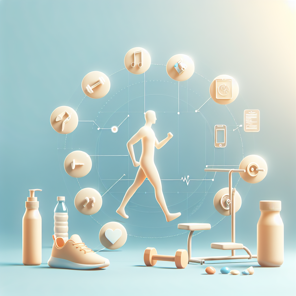 Ilustrace znázorňující téma: Zdraví a wellness