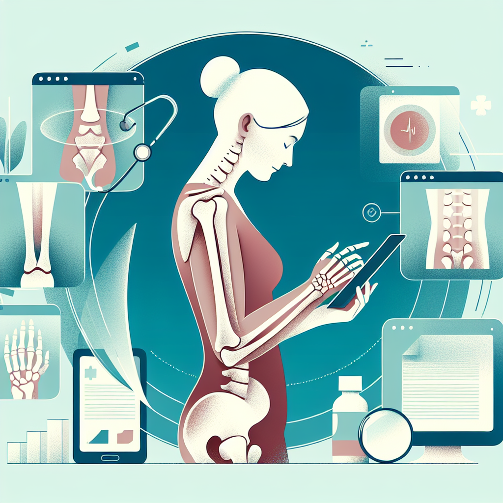 Ilustrace znázorňující téma: screening osteoporóza