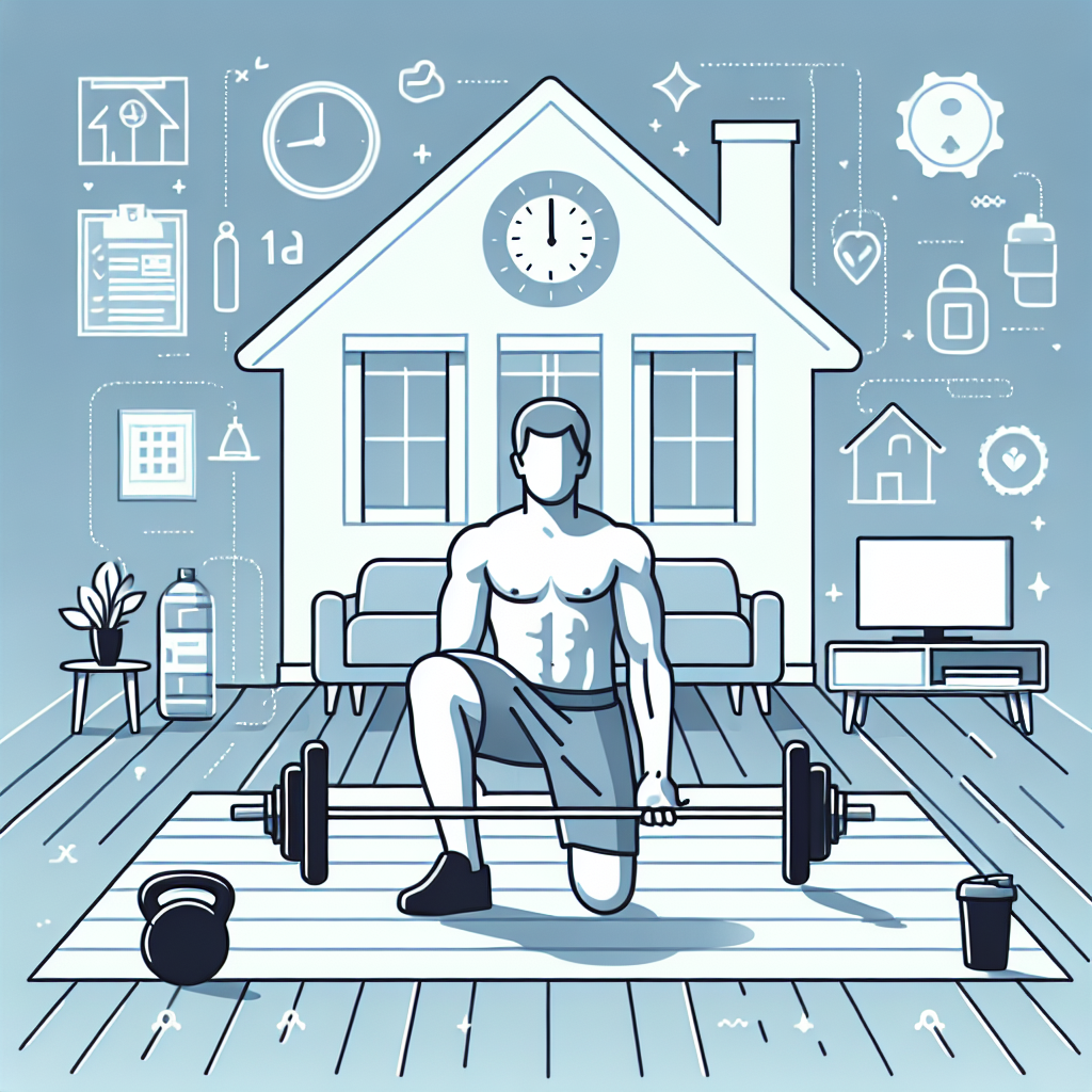 Ilustrace znázorňující téma: Cvičení a fitness