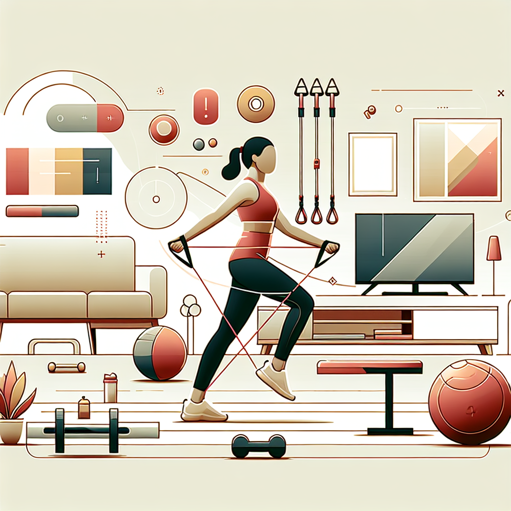 Ilustrace znázorňující téma: Cvičení a fitness
