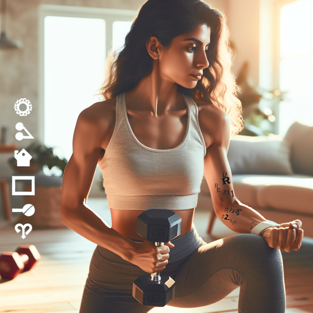 Ilustrace znázorňující téma: Cvičení a fitness