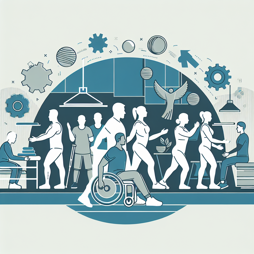 Ilustrace znázorňující téma: Rehabilitace