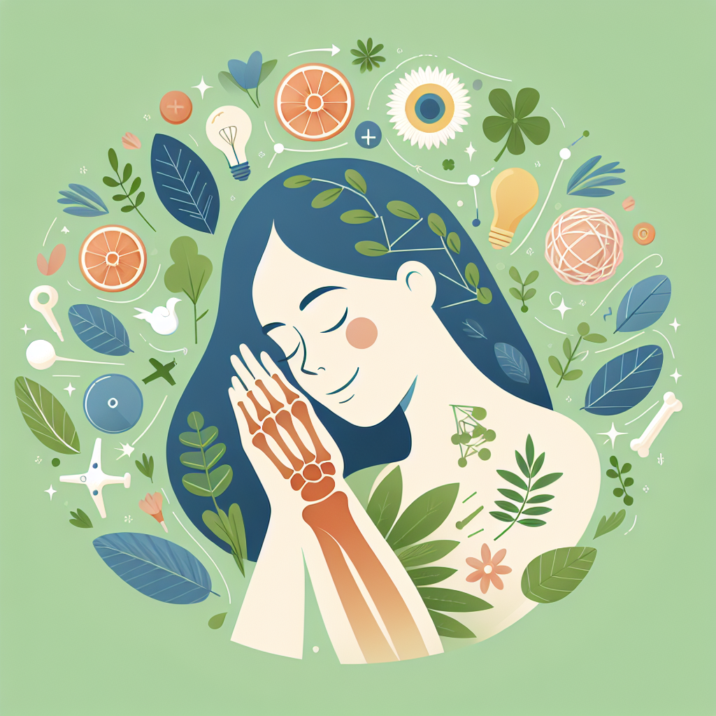Ilustrace znázorňující téma: Zdraví a wellness