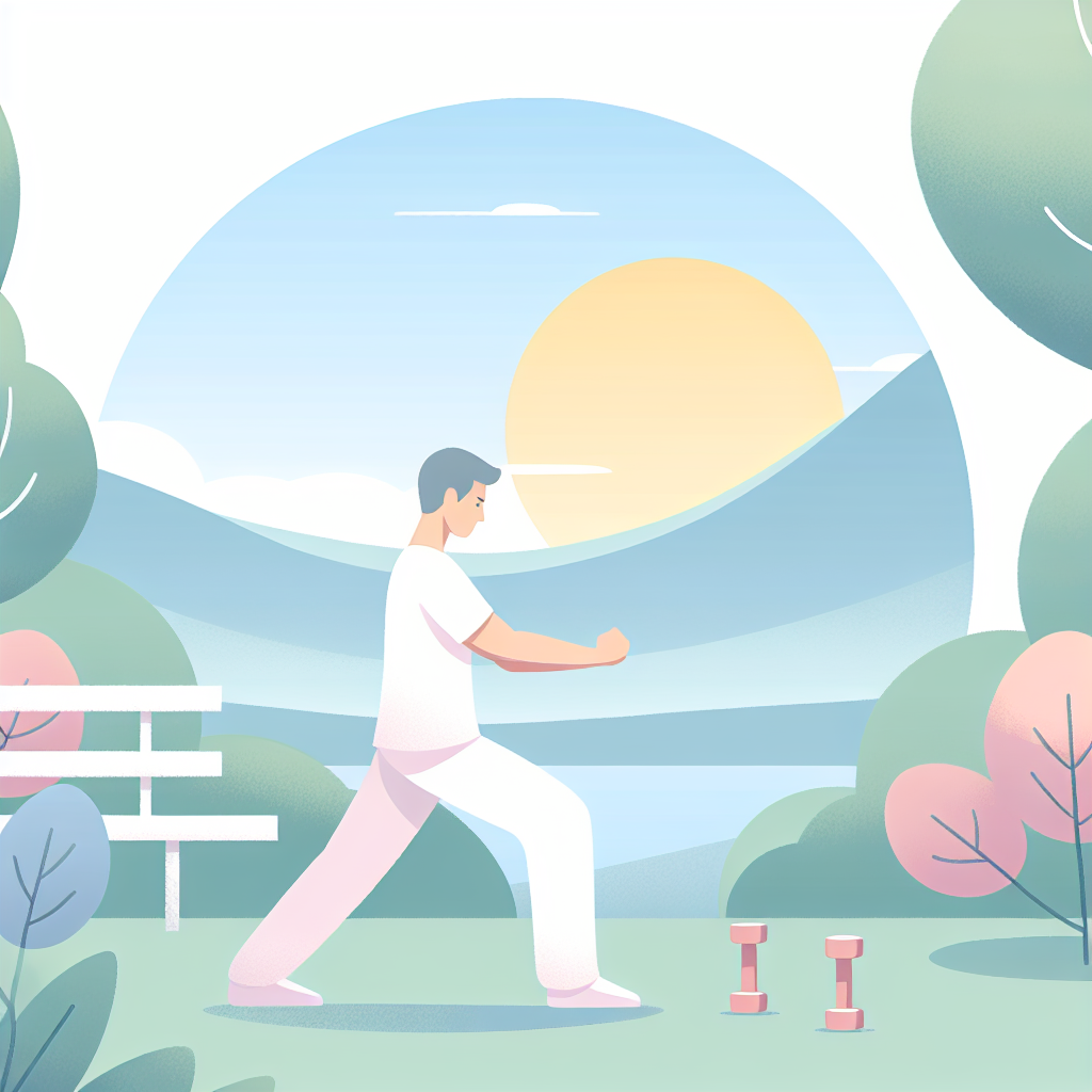 Ilustrace znázorňující téma: Cvičení a zdraví