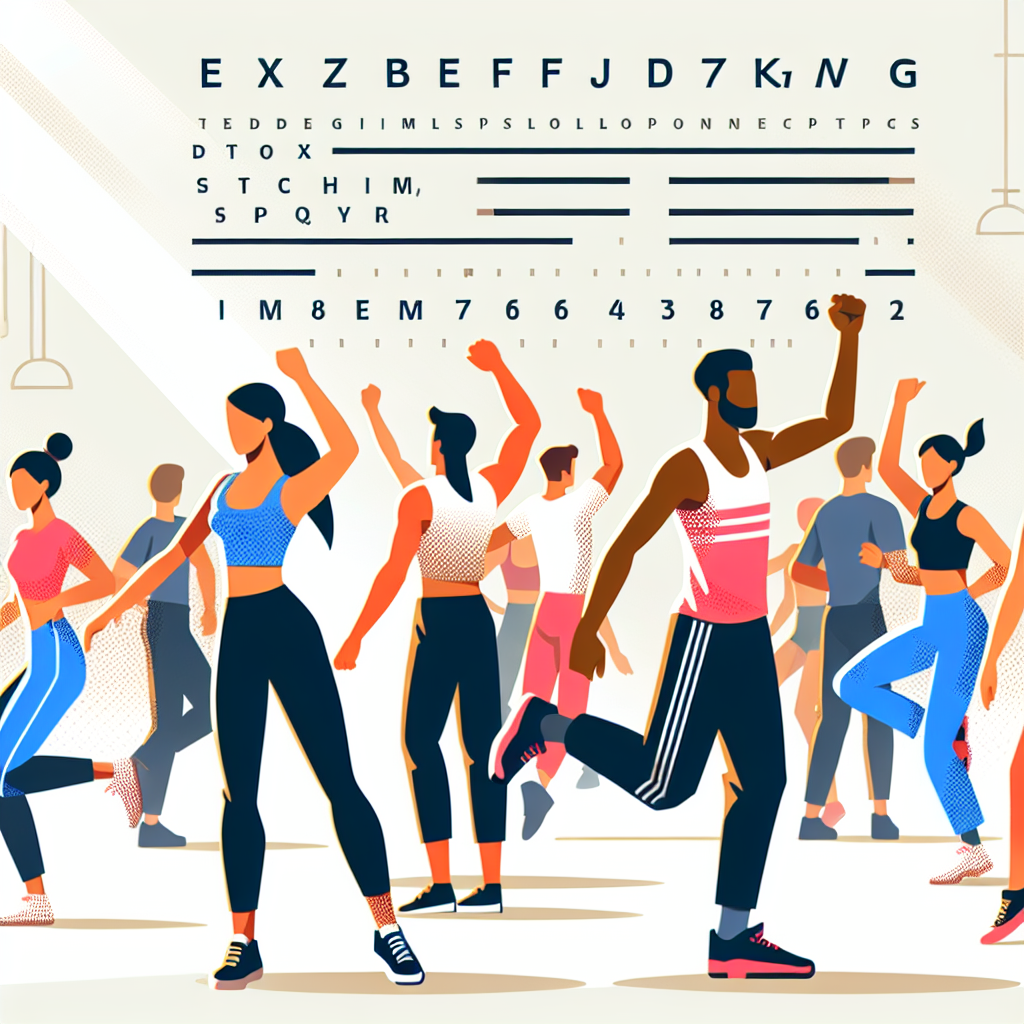 Ilustrace znázorňující téma: Zdraví a fitness