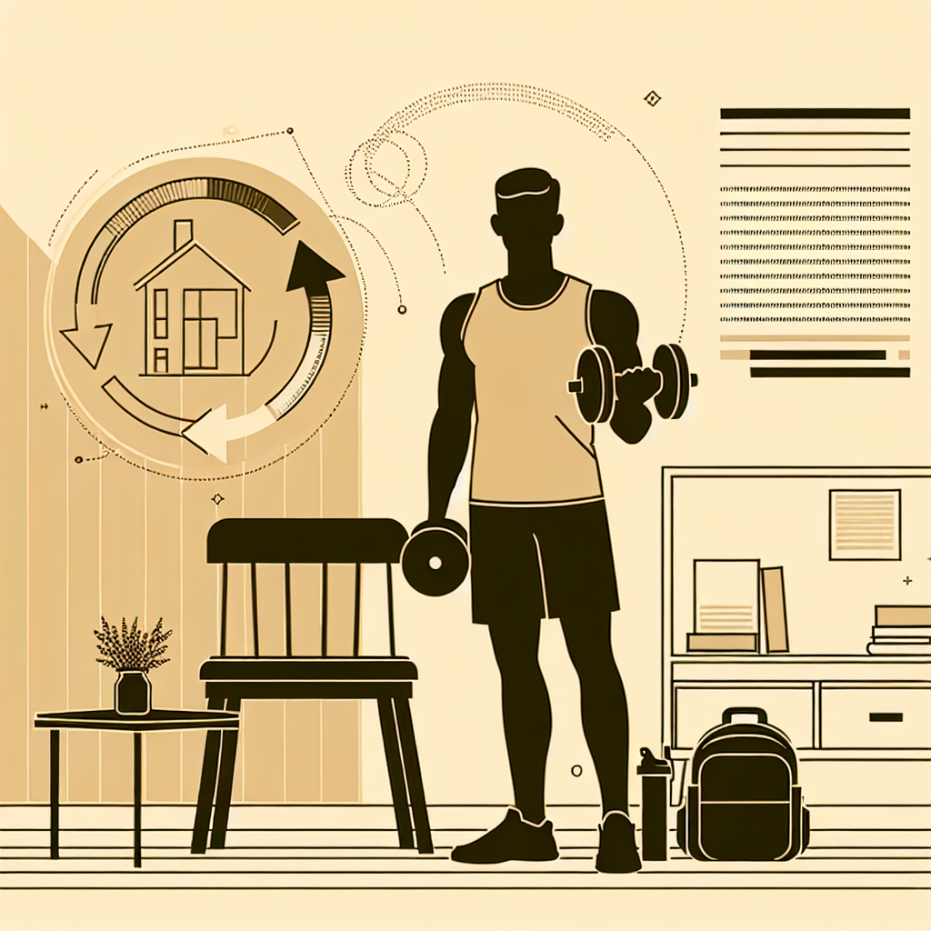 Ilustrace znázorňující téma: Cvičení a fitness