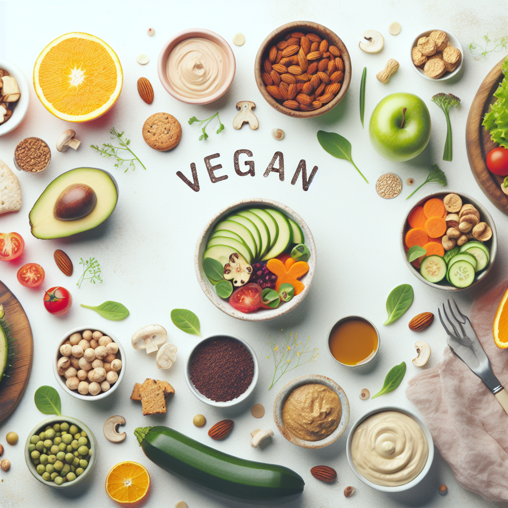 Ilustrace znázorňující téma: Veganská strava
