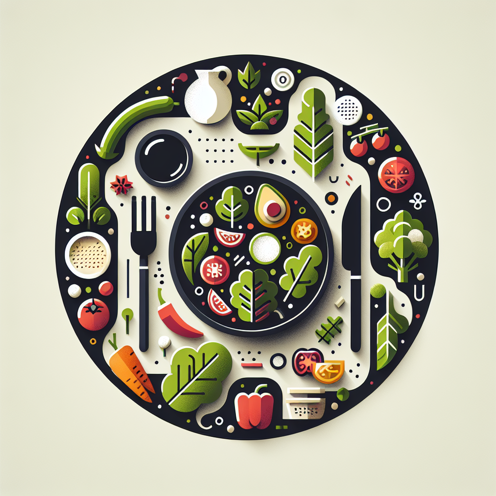 Ilustrace znázorňující téma: Vegetariánství