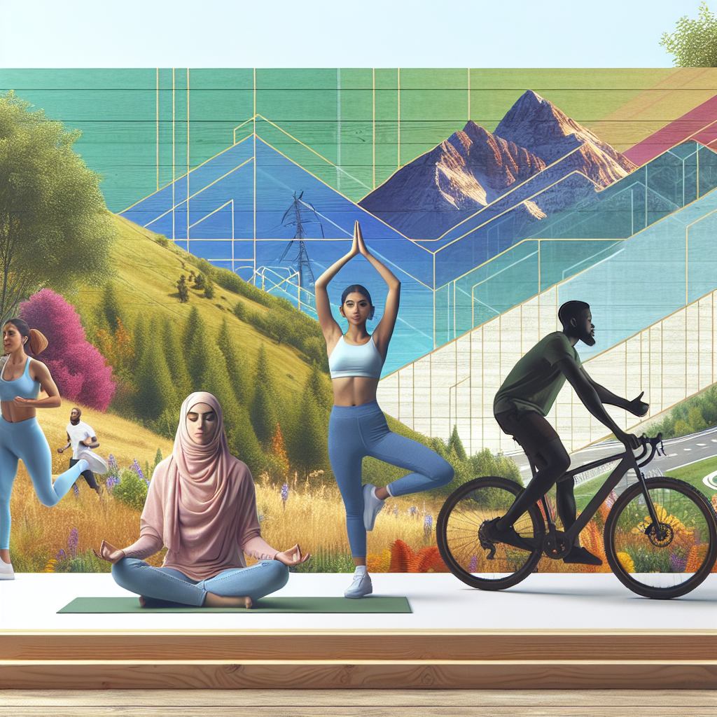 Ilustrace znázorňující téma: Cvičení a zdraví