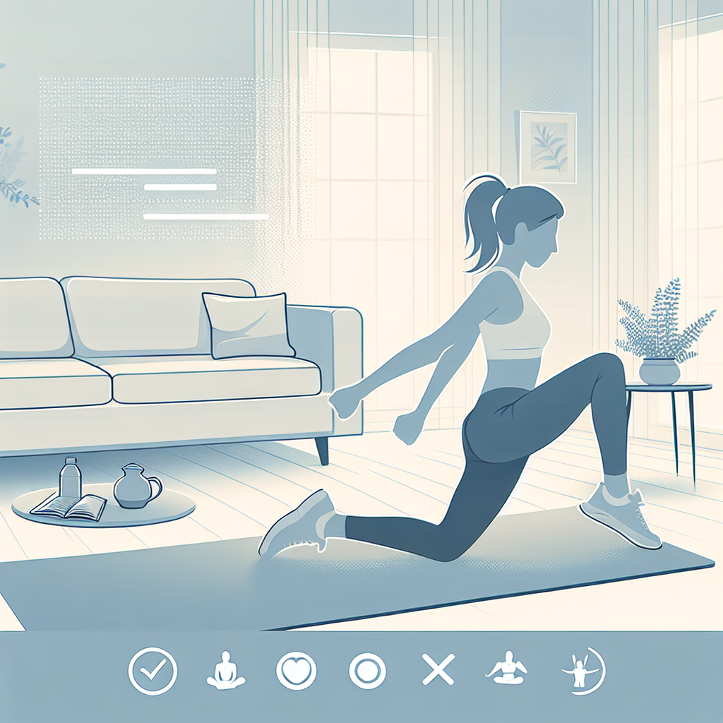 Ilustrace znázorňující téma: Cvičení a fitness