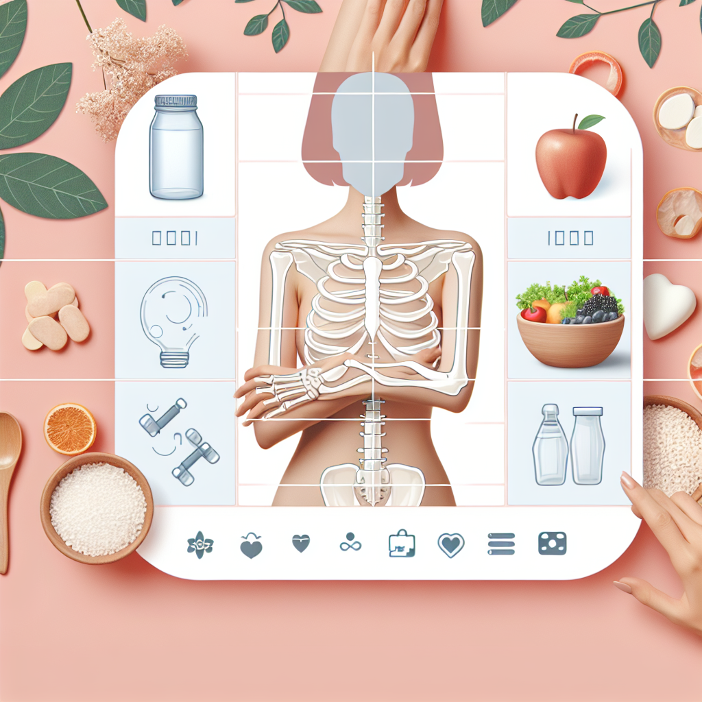 Ilustrace znázorňující téma: Osteoporóza