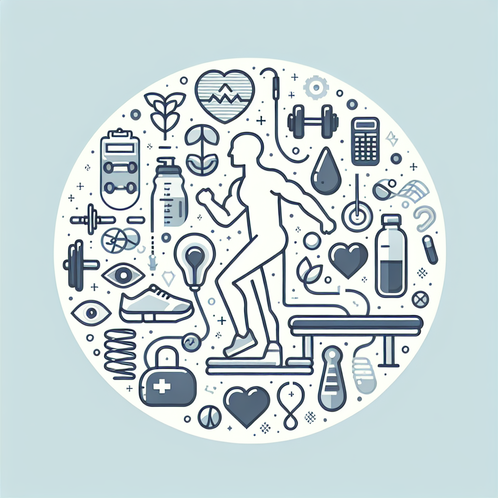 Ilustrace znázorňující téma: Zdraví a wellness