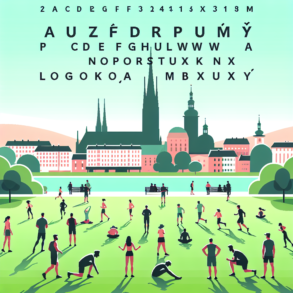 Ilustrace znázorňující téma: Zdraví a fitness