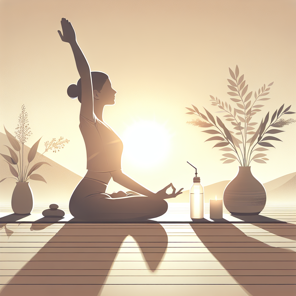 Ilustrace znázorňující téma: Zdraví a fitness