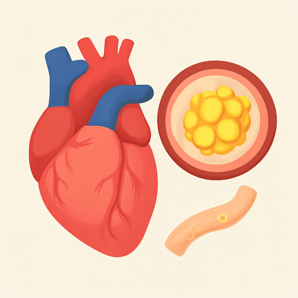 Ilustrace znázorňující téma: zvýšený cholesterol příčiny