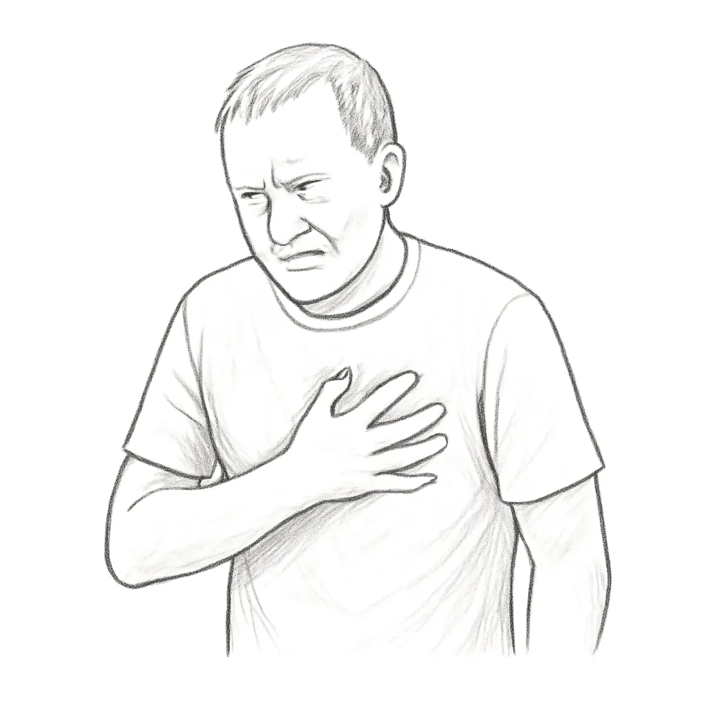 Ilustrace znázorňující téma: bolest