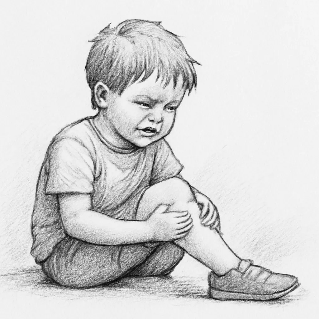 Ilustrace znázorňující téma: bolest