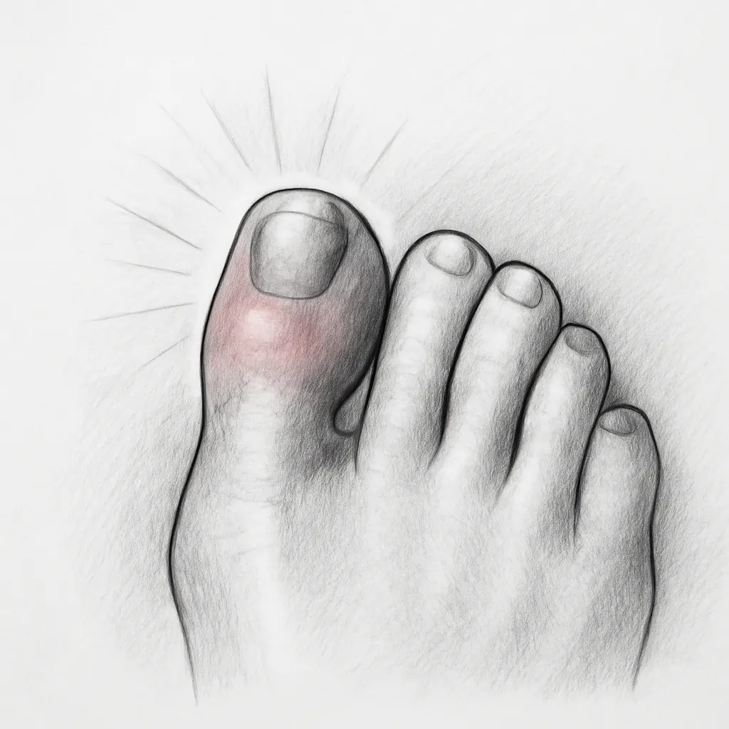 Ilustrace znázorňující téma: bolest