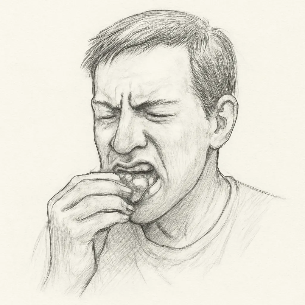 Ilustrace znázorňující téma: bolest