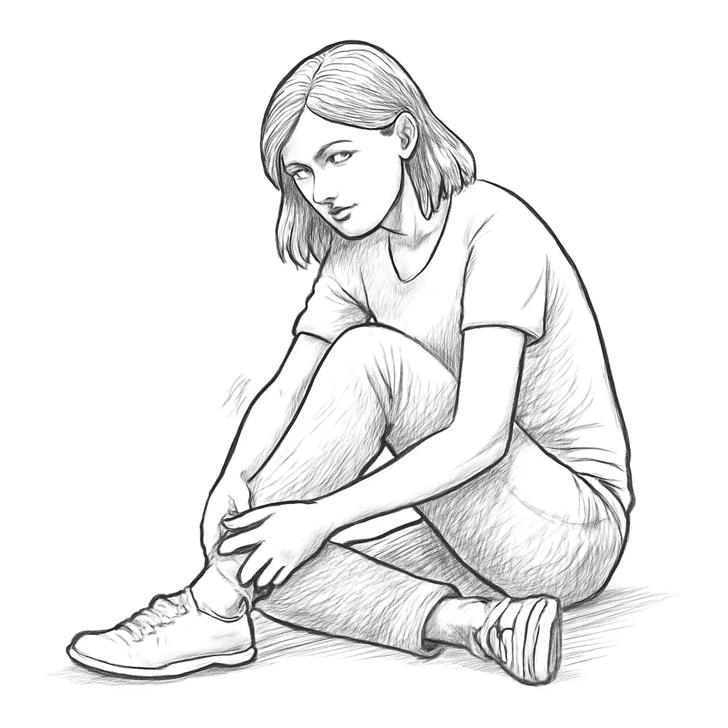 Ilustrace znázorňující téma: bolest