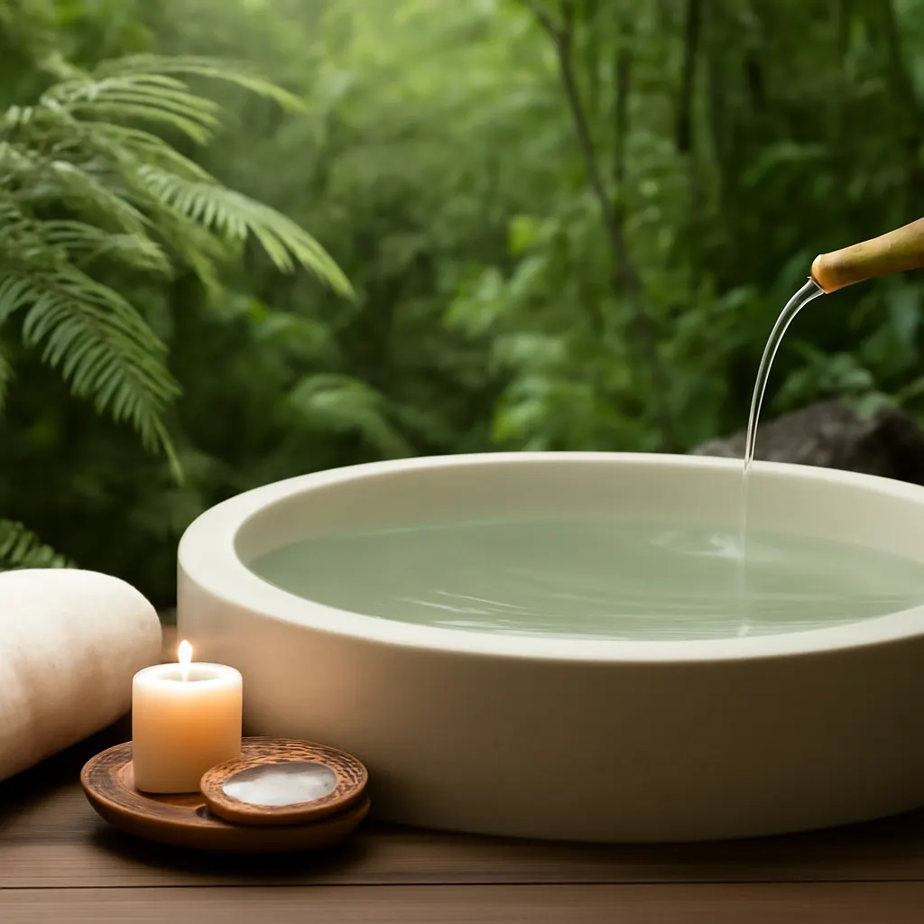 Ilustrace znázorňující téma: Lázně a wellness