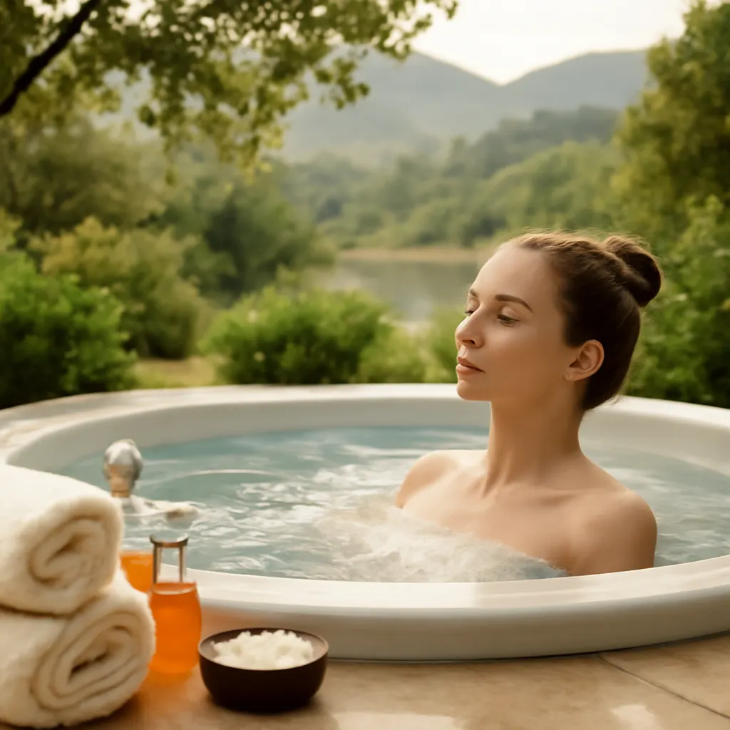 Ilustrace znázorňující téma: Lázně a wellness