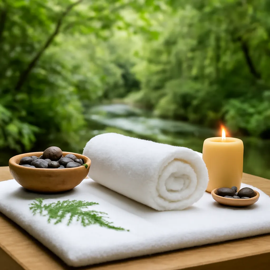 Ilustrace znázorňující téma: Zdraví a wellness