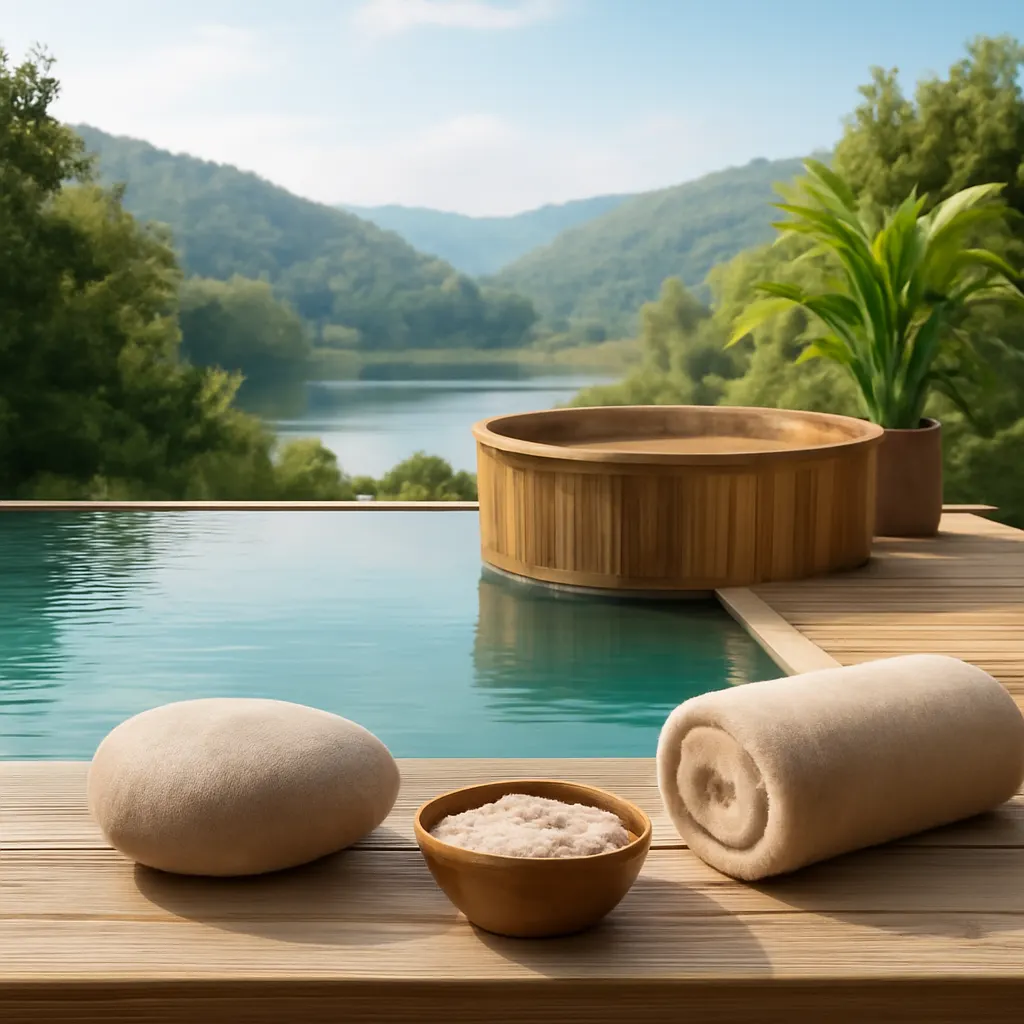 Ilustrace znázorňující téma: Lázně a wellness
