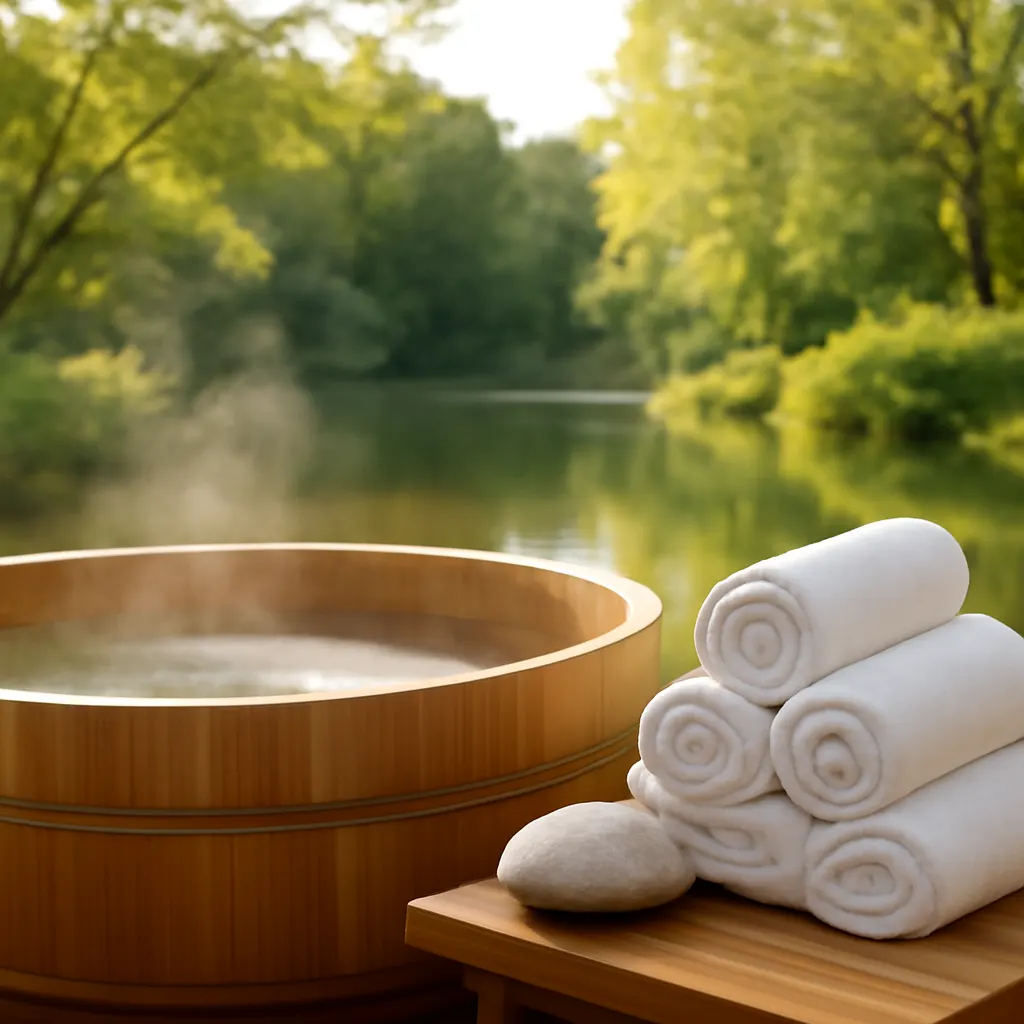 Ilustrace znázorňující téma: Lázně a wellness