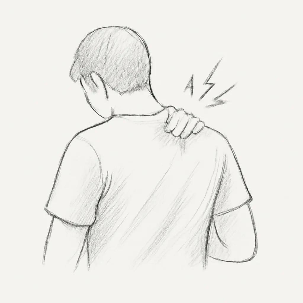 Ilustrace znázorňující téma: bolest